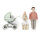 LUNDBY - Puppenhaus-Puppe Mann mit Kinderwagen