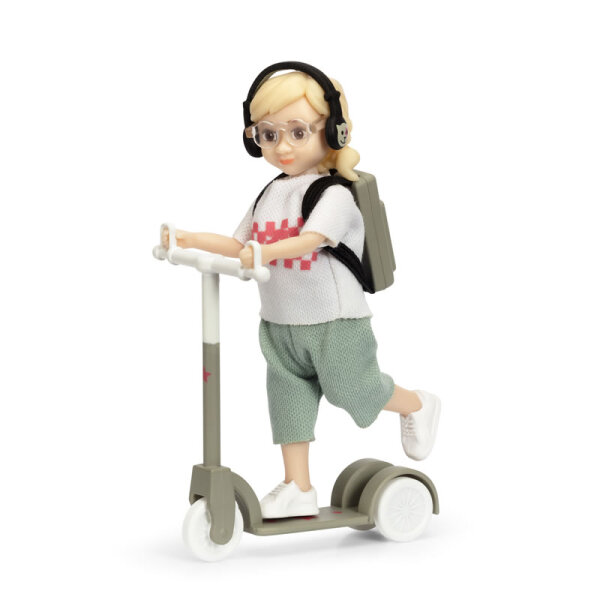 LUNDBY - Puppenhaus-Puppe Mädchen mit Roller
