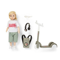 LUNDBY - Puppenhaus-Puppe Mädchen mit Roller