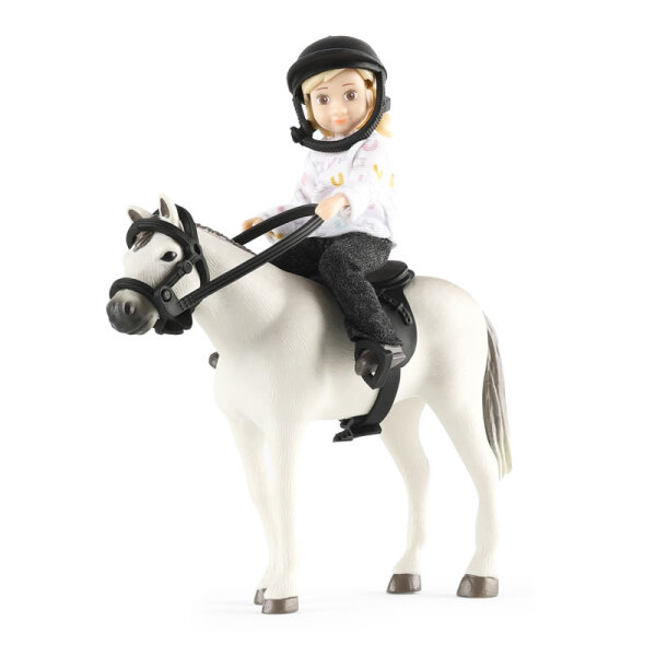 LUNDBY - Puppenhaus-Puppe Mädchen mit Pferd