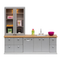 LUNDBY - Puppenhausmöbel Küche mit Spüle...