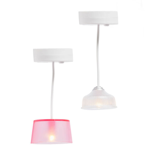 LUNDBY - Puppenhausbeleuchtung Deckenlampen 2er-Set, LED, ohne Batterie