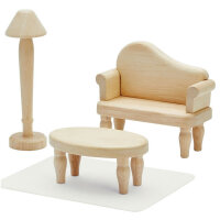 PLANTOYS Puppenhausmöbel, Viktorianisches Möbel-Set