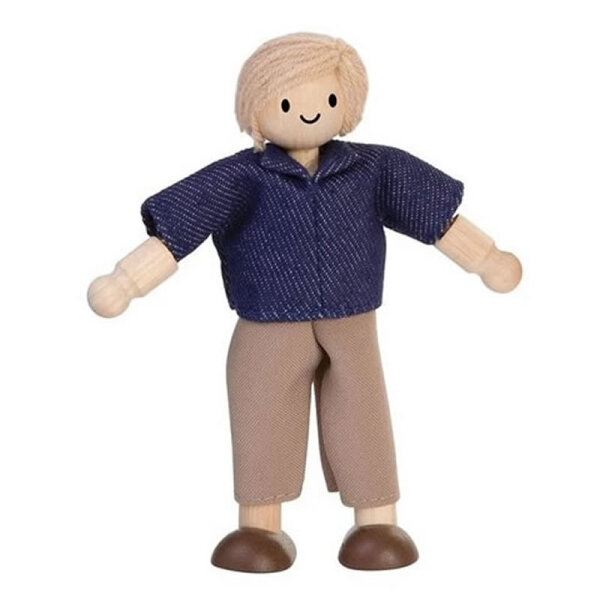 PLANTOYS Biegepuppe - Papa, Teint hell