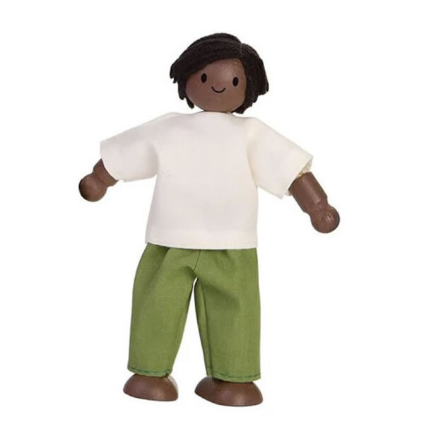 PLANTOYS Biegepuppe - Papa, Teint dunkel
