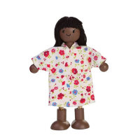 PLANTOYS Biegepuppe - Mama, Teint dunkel