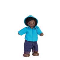 PLANTOYS Biegepuppe - Junge, Teint dunkel