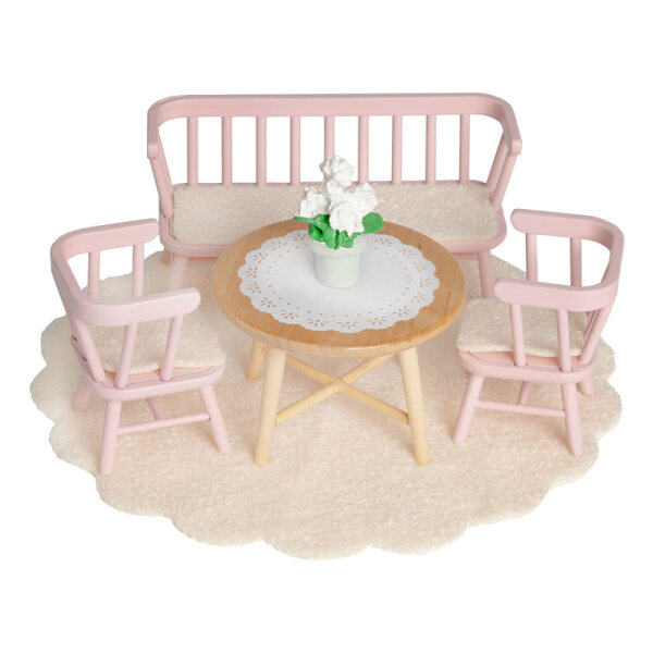 LUNDBY - Puppenhausmöbel Esszimmer, 4tlg.