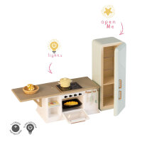 LUNDBY - Puppenhausmöbel Kücheninsel mit Backofen & Herd