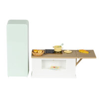 LUNDBY - Puppenhausmöbel Kücheninsel mit Backofen & Herd