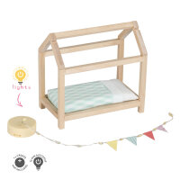LUNDBY - Puppenhausmöbel Kinderzimmer mit Hausbett