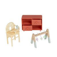 LUNDBY - Puppenhausmöbel Babyzimmer