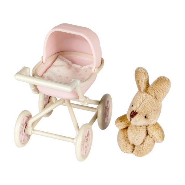 LUNDBY - Puppenhaus-Zubehör Kinderwagen & Teddy