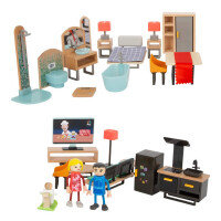 Puppenhausmöbel-Set Modern