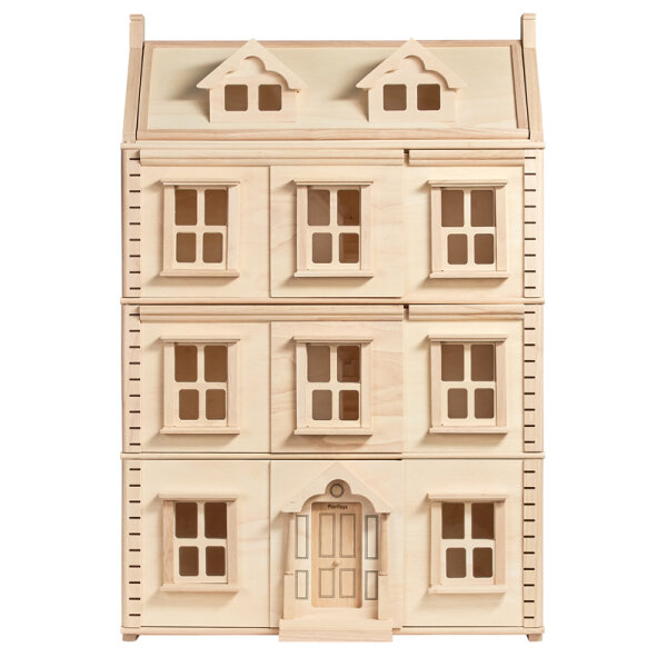 PLANTOYS Viktorianisches Puppenhaus, groß, 3 Stockwerke