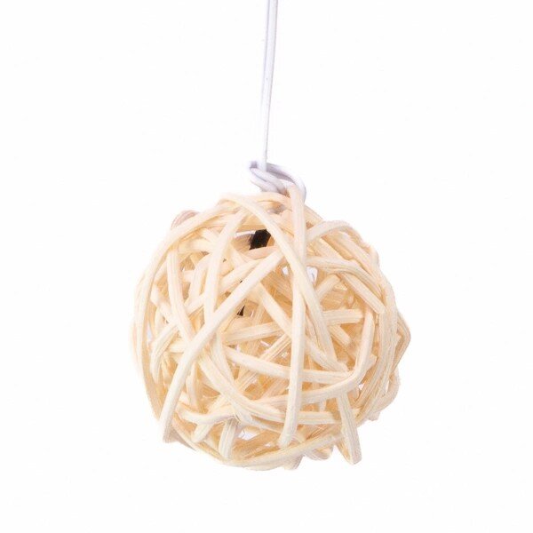 Hängelampe Rattankugel, LED