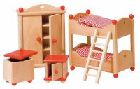 GOKI Puppenhausmöbel - Kinderzimmer - Landhaus