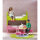 LUNDBY - Puppenhausmöbel Kinderzimmer, grün/pink
