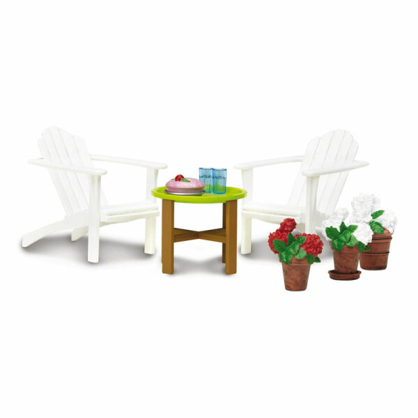 LUNDBY - Gartenmöbel mit zwei Sesseln