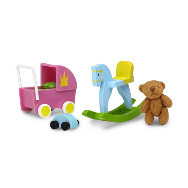 LUNDBY - Puppenhaus-Zubehör Spielzeug-Set