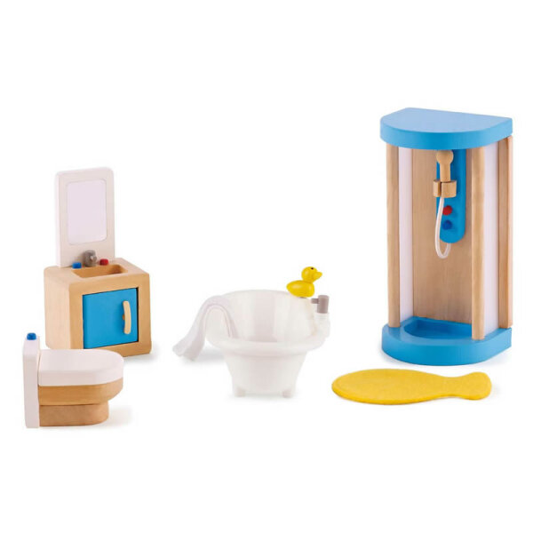 HAPE Puppenhausmöbel - modernes Badezimmer