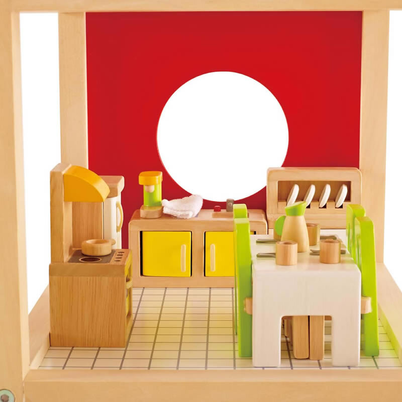 hape puppenhausmoebel modernes esszimmer set~3