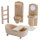 PLANTOYS Puppenhausmöbel - Viktorianisches Badezimmer-Set