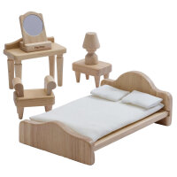 PLANTOYS Puppenhausmöbel - Viktorianisches Schlafzimmer-Set