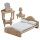 PLANTOYS Puppenhausmöbel - Viktorianisches Schlafzimmer-Set