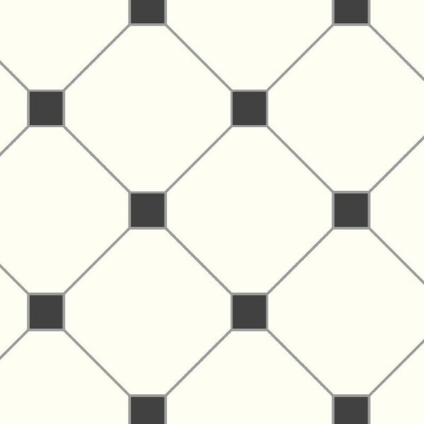 Puppenhaus Spanische Fliese Boden Schwarz Weiß Creme Glänzend Karte Bodenbelag 