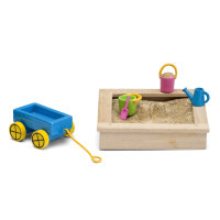 LUNDBY - Puppenhaus-Zubehör Sandkasten