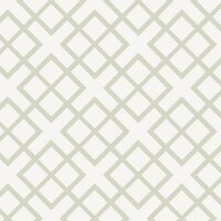 Puppenhaus Tapete, Quadrate & Linien, beige/moos
