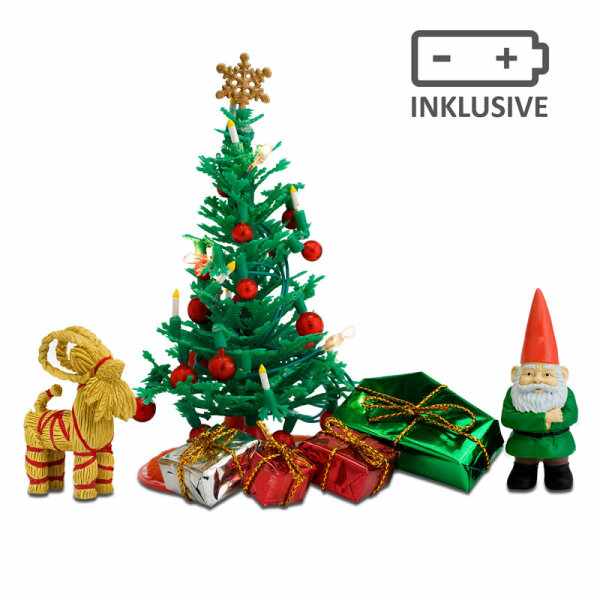 LUNDBY - Weihnachtsbaum-Set, Batterie