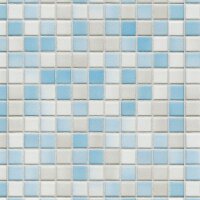 Puppenhaus Dekoblatt, Mosaik-Fliese, blau, selbstklebend,...